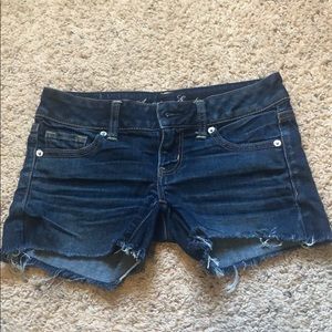 Denim shorts
